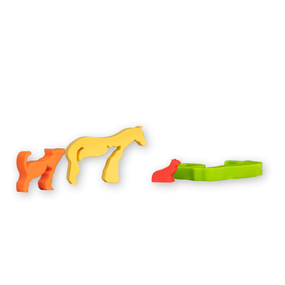 Silicone Nesting Animal Puzzle - Silicone Nesting Animal Puzzle - Blossom & Bloom Kids