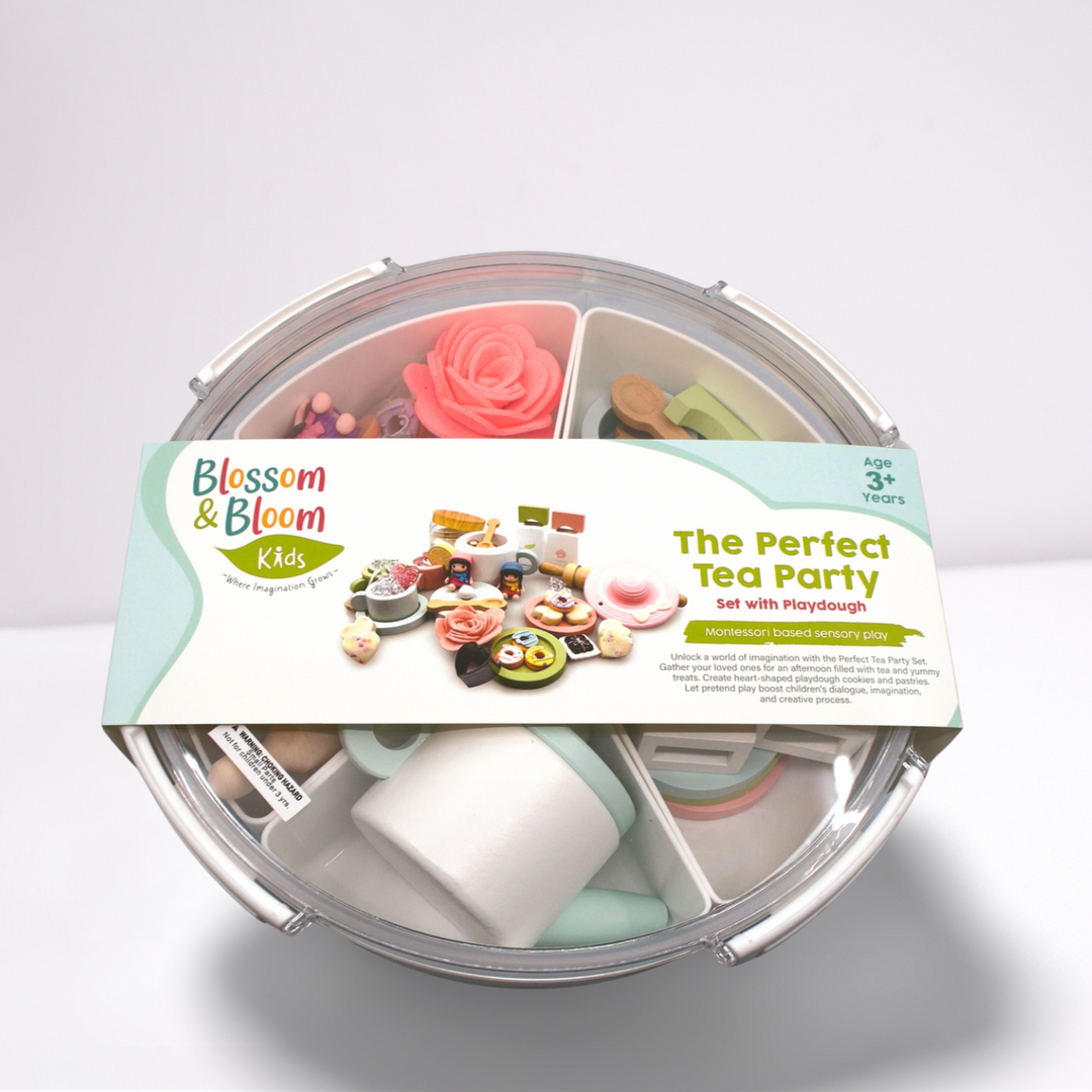 The Perfect Tea Party Set with Playdough