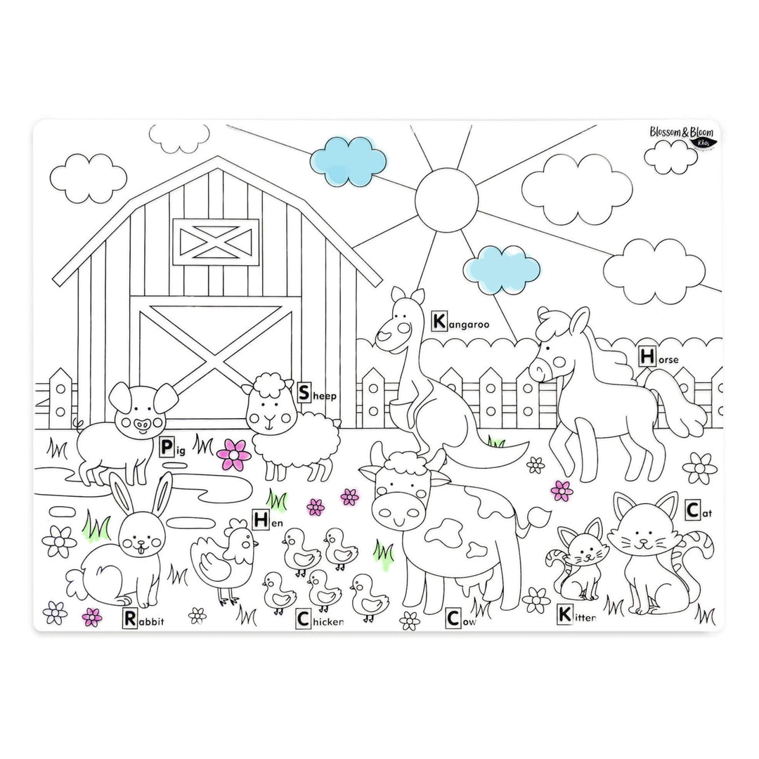 Blossom & Bloom Kids Silicone Place Mat