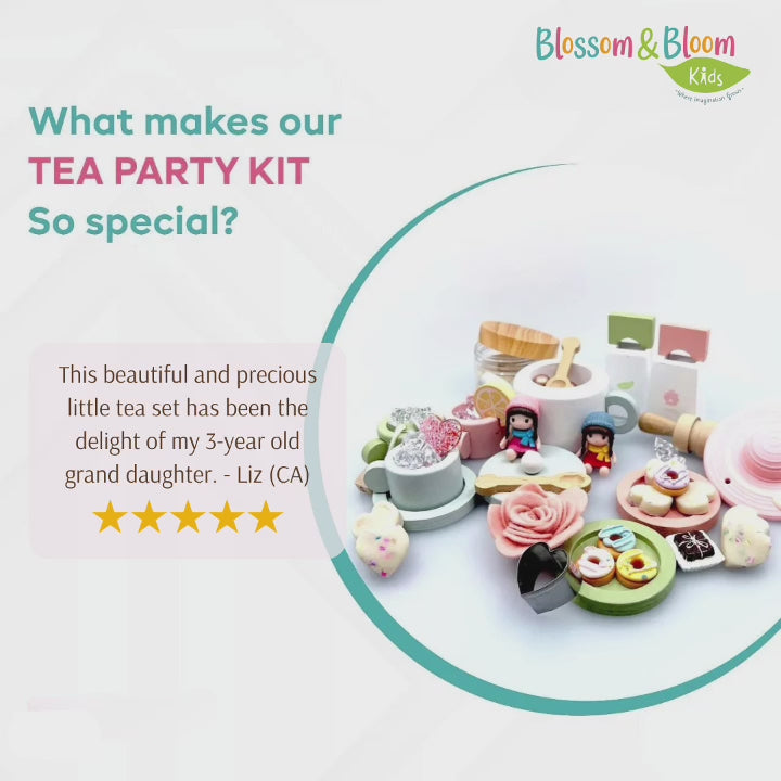 Tea party set for 3 year sale old