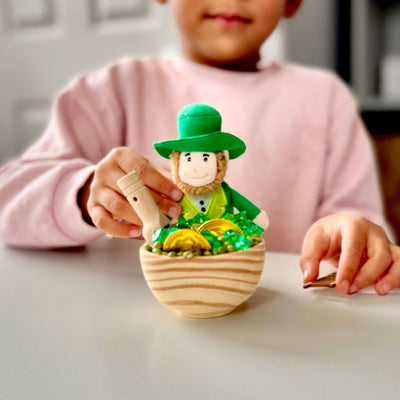 Lucky Leprechaun, Playdough Kit - Lucky Leprechaun, Playdough Kit - Blossom & Bloom Kids